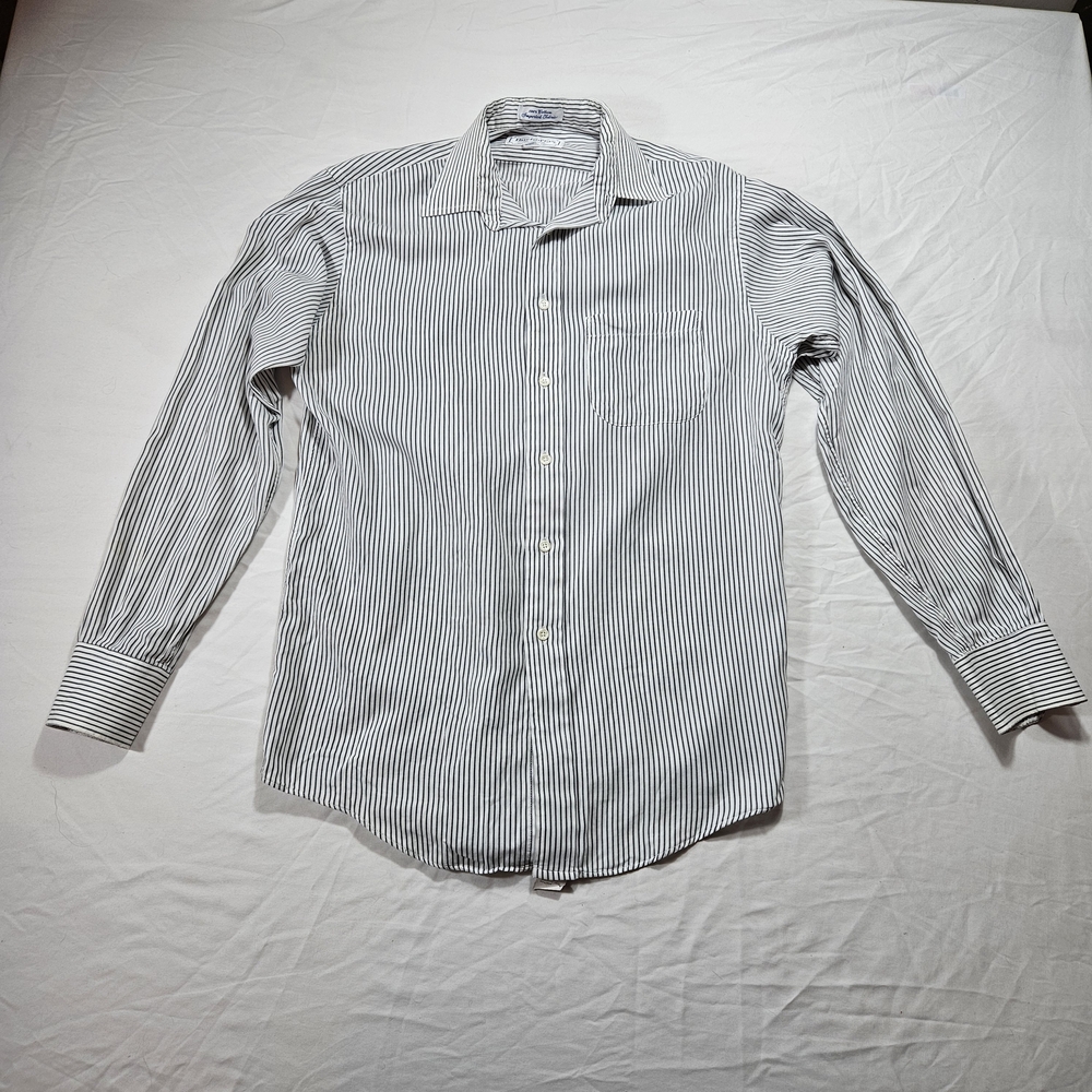 Burberry Men's Monochrome Striped Dress Shirt